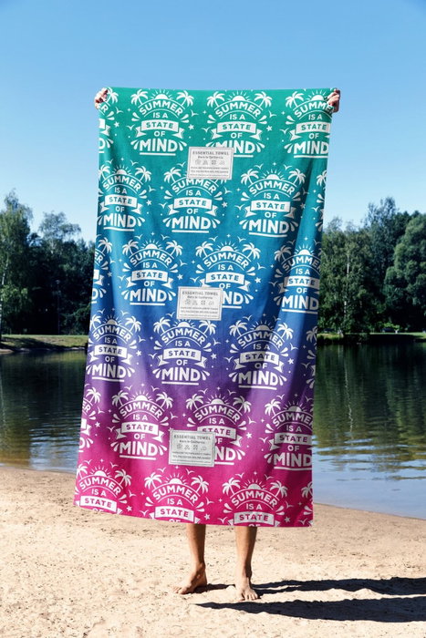 Mijölnir Toalla de Playa 90 Multicolor Microfilamento Secado Rápido 90 x 150 cm Poliéster Poliamida